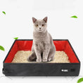 Load image into Gallery viewer, Portable Foldable Travel Litter Box for Cats
